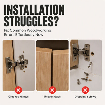 Magnetic Hinge Installation Positioner with 2.5mm Gap Limit Tool