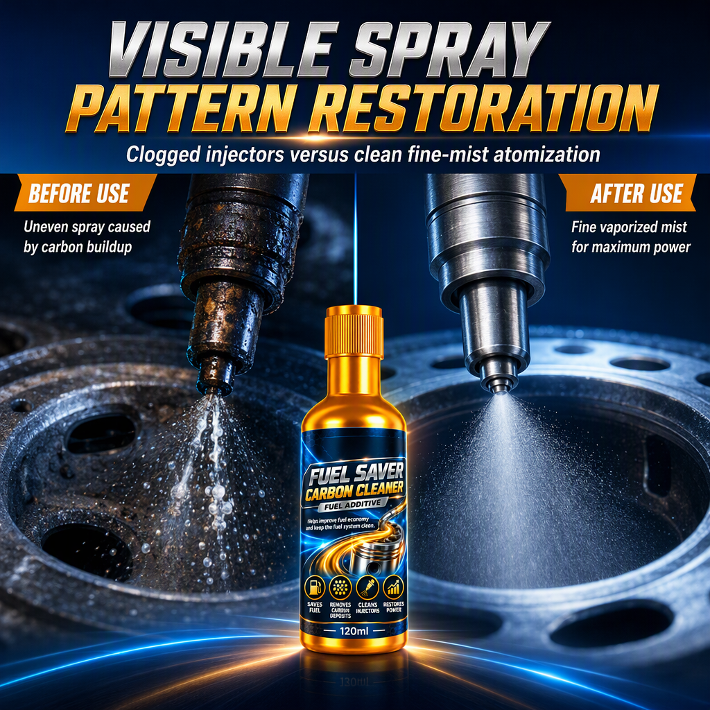 Car System Cleaner Additive – Deep Injector Cleanse, Carbon Deposit Removal & Restore Lost MPG