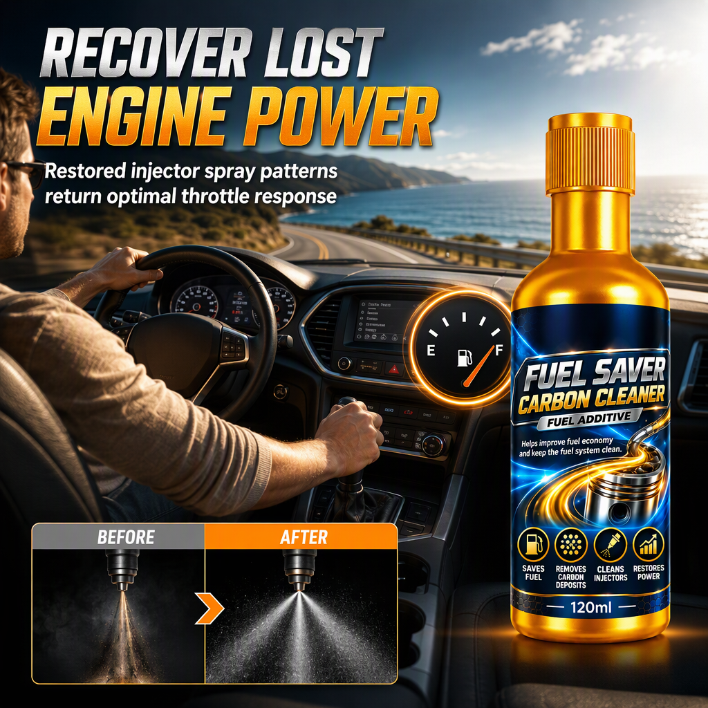 Car System Cleaner Additive – Deep Injector Cleanse, Carbon Deposit Removal & Restore Lost MPG