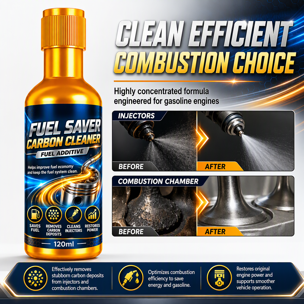 Car System Cleaner Additive – Deep Injector Cleanse, Carbon Deposit Removal & Restore Lost MPG