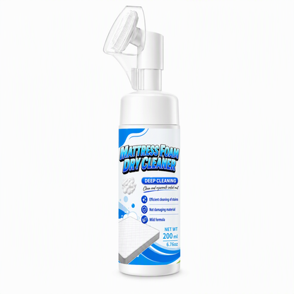 No-Rinse Mattress Foam Cleaner | Waterless Dry Cleaning Spray for Mattress, Sofa, Upholstery & Car Seats