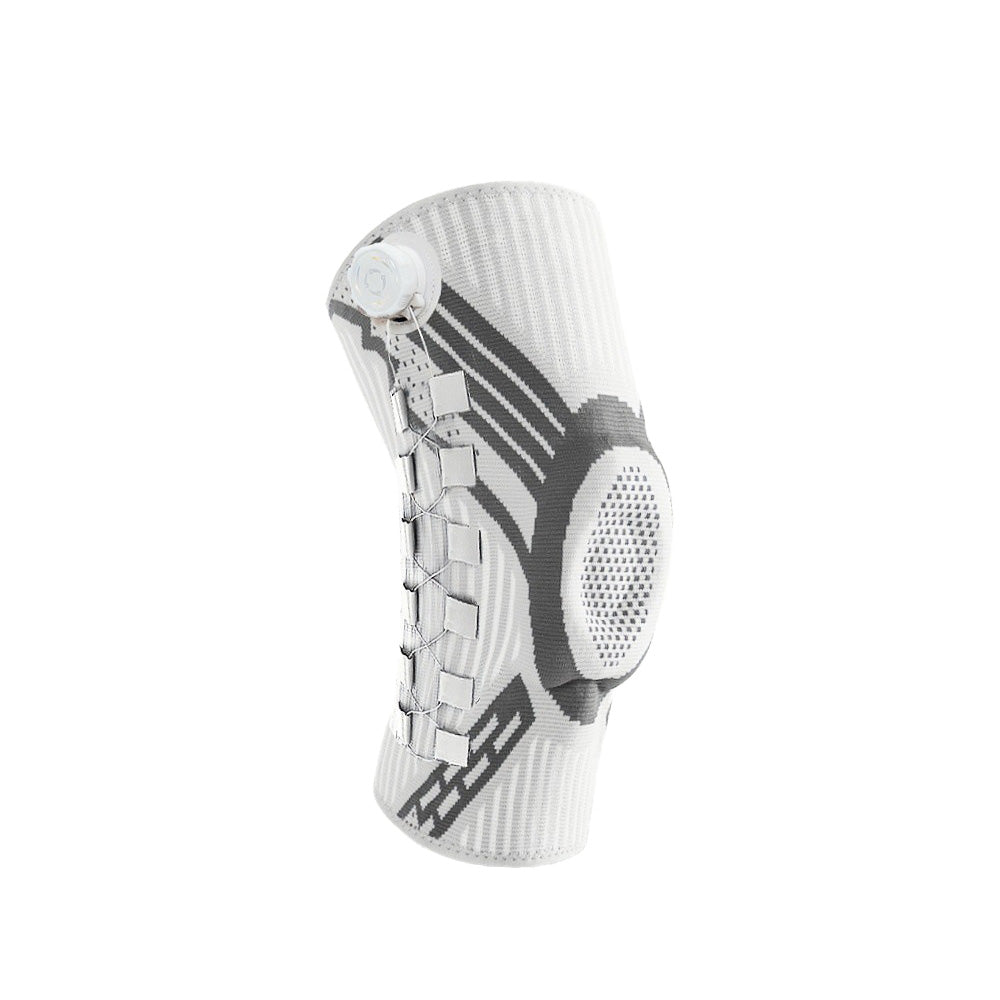 Dial-Adjustable Sports Knee Brace with Alloy Spring Support