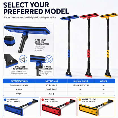 Car Snow Shovel and Windshield Scraper