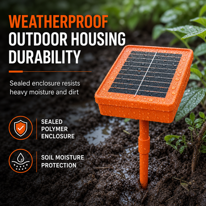 Solar-Powered Garden Rodent Deterrent – Cat Sound Device