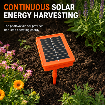 Solar-Powered Garden Rodent Deterrent – Cat Sound Device