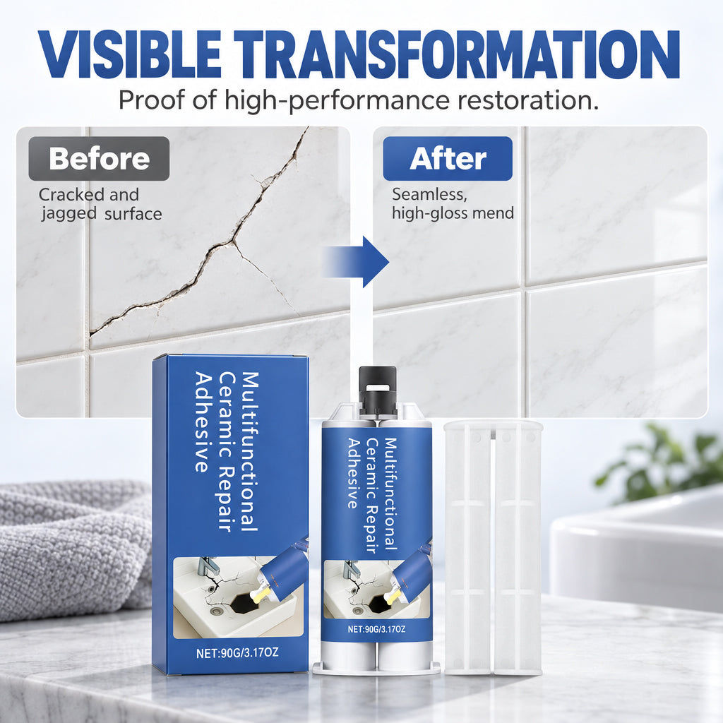Ceramic Repair Adhesive Kit For Sinks And Tiles