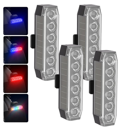 Universal Solar LED Warning Light for Cars and Motorcycles