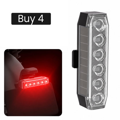 Universal Solar LED Warning Light for Cars and Motorcycles