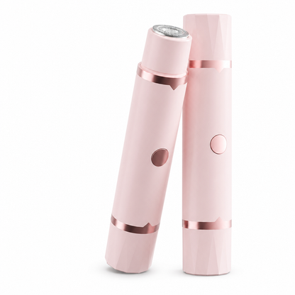Portable Electric Hair Remover – dual-head body & bikini trimmer, gentle foil mesh & sensitive-area guards