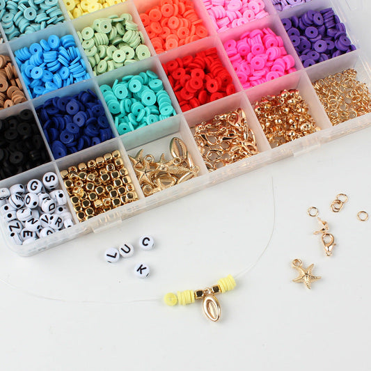 Clay Beads Bracelet Making Kit-Christmas gift