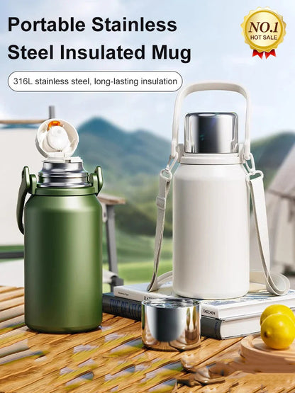 ✨✨✨Limited Time Offer ✨✨✨- Portable Stainless Steel Insulated Mug (Free Shipping)